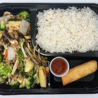 Hl1. Vegetable Hibachi Lunch