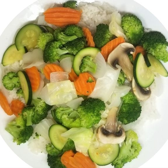 V8. Vegetarian Teriyaki Bowl.