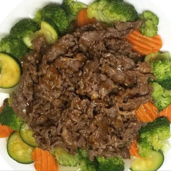 V2. Beef Teriyaki Bowl.