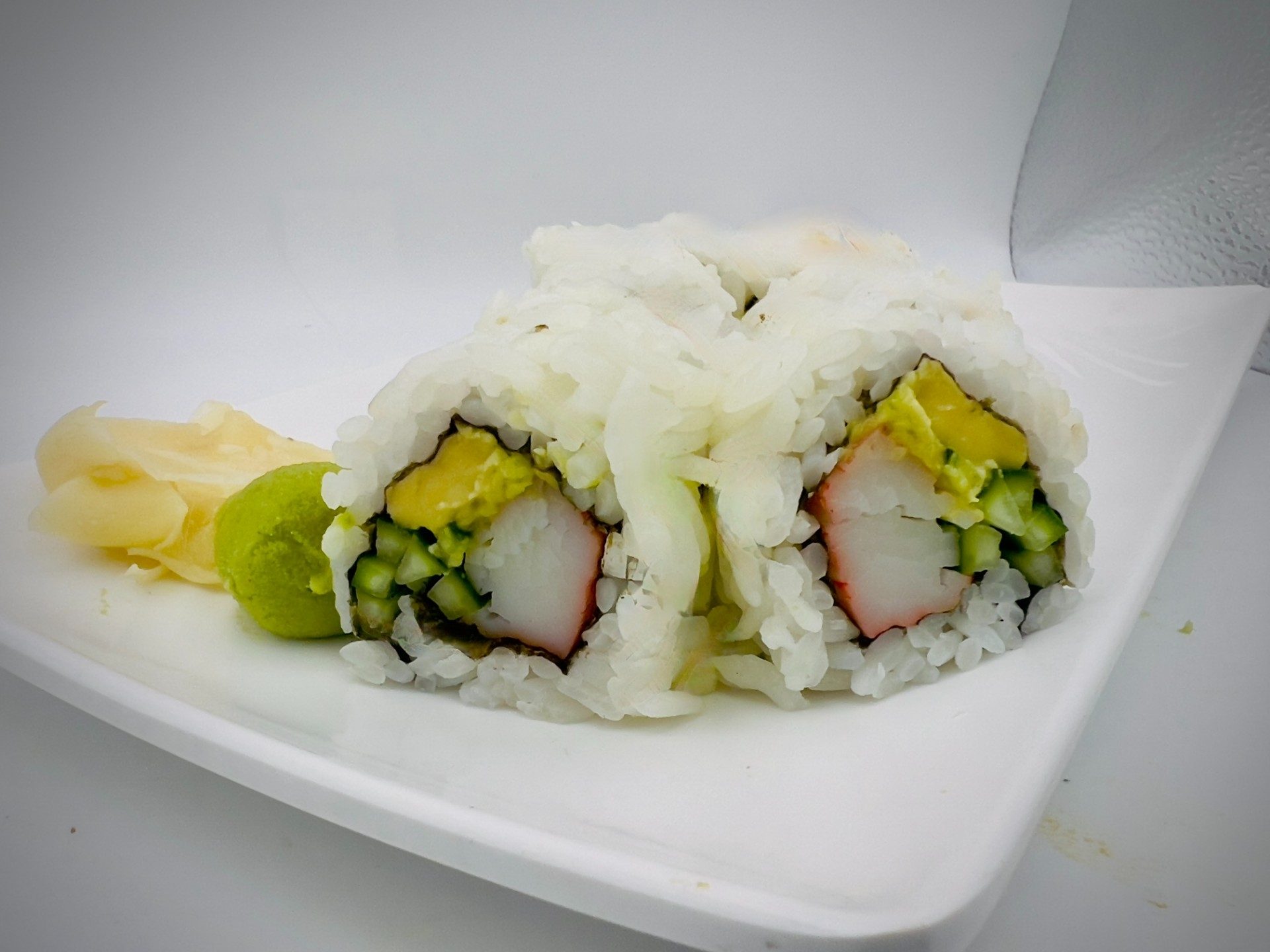 (Off) California roll.