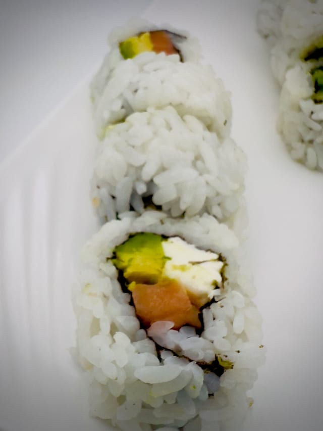 (Off) Philly roll.