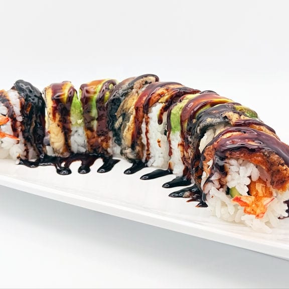(Off) Dragon roll.